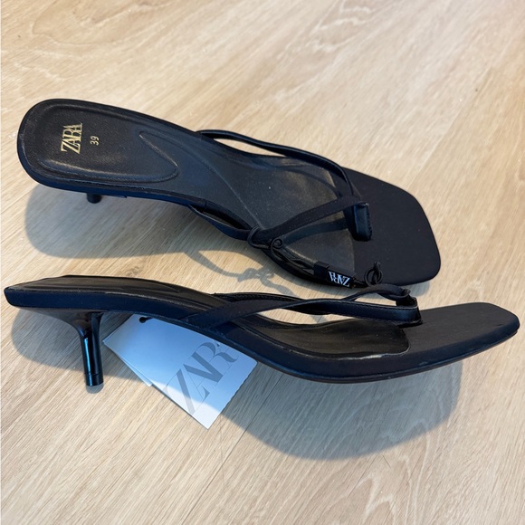 Zara Kitten Heel Sandals - Picture 3 of 6
